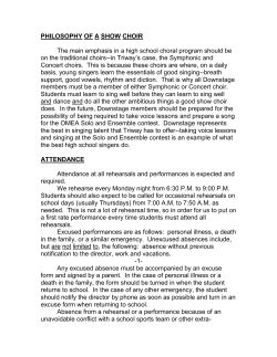 philosophy of a show choir