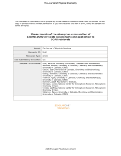 Measurements of the absorption cross section of 13CHO13CHO at
