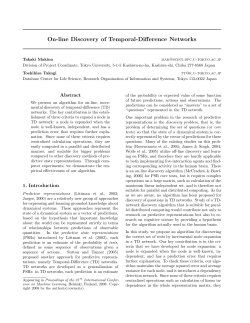 On-line Discovery of Temporal-Difference Networks