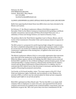 February 18, 2015 FOR IMMEDIATE RELEASE Contact: Block RICL