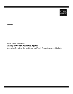 Survey of Health Insurance Agents