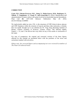 CORRECTION - The Plant Cell