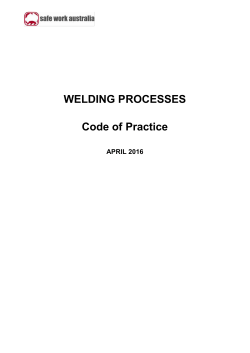 Welding Processes Code of Practice