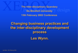 Changing business practices and the inter - 4d
