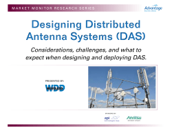 Designing Distributed Antenna Systems (DAS) Designing