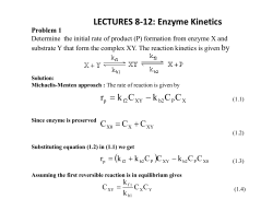 Enzyme Kinetics