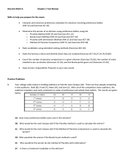 Discrete Math A: Chapter 1 Test Review Skills to help you prepare