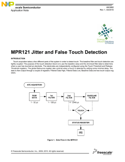 MPR121 Jitter and False Touch Detection