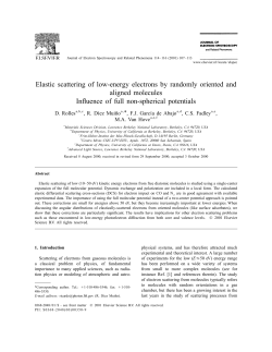 Elastic scattering of low-energy electrons by randomly oriented and