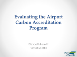 FAA`s Voluntary Airport Low Emission (VALE) Grant Process - ACI-NA