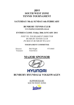 south west zone junior tennis tournament