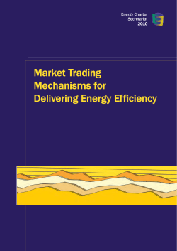 Market Trading Mechanisms for Delivering Energy
