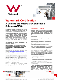 WaterMark Fact Sheet