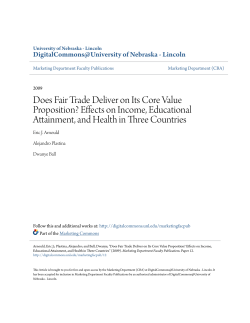 Does Fair Trade Deliver on Its Core Value Proposition? Effects on