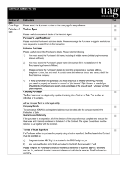4. Contract administration