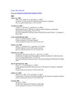 koster - Michael Trick`s Operations Research Page