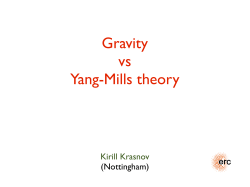 Gravity vs Yang