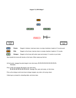 August 13, 2016 Stage 1 R1 P1 S1 S2 S3 S4 Position 1 Loading