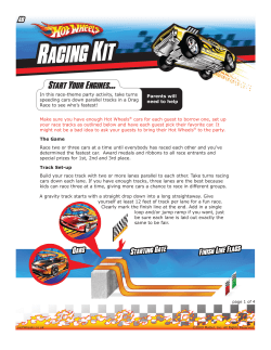 Racing Kit - Hot Wheels