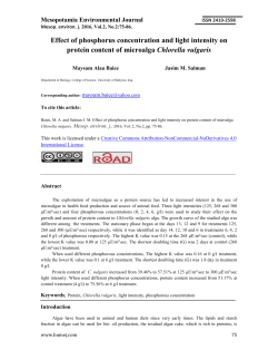 Mesopotamia Environmental Journal ISSN 2410