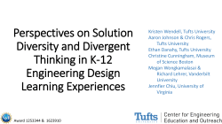 Perspectives on Solution Diversity and Divergent Thinking