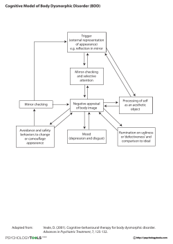 Cognitive Model of Body Dysmorphic Disorder