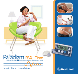 MiniMed Paradigm 522/722 User Guide