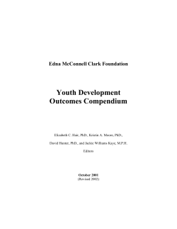 Clark Youth Outcomes Compendium