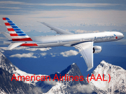 Company Analysis (American Airlines)