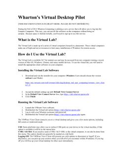 Installing the Virtual Lab Software