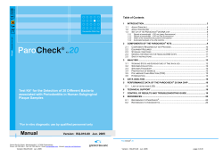 Test Kit* for the Detection of 20 Different Bacteria - Greiner Bio-One