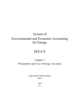 Chapter 1 - United Nations Statistics Division