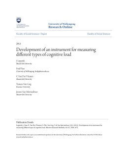 Development of an instrument for measuring different types of