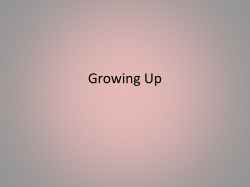 Growing Up - Glen Innes High School