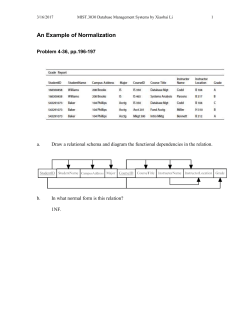 Normalization Example (4-36, pp.196-197)