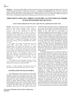 implementation of carbon nanotubes as counter