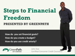 Steps to Financial Freedom PowerPoint
