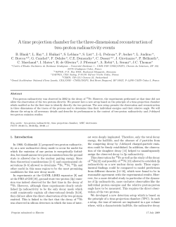 A time projection chamber for the three