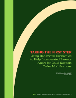 taking the first step
