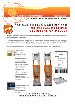 co2 gas filling machine for individual/multiple cylinders on pallet
