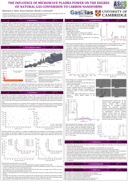 the influence of microwave plasma power on the degree