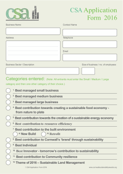 2. Best managed medium business - Cornwall Sustainability Awards