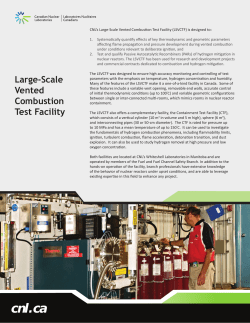 Large-Scale Vented Combustion Test Facility