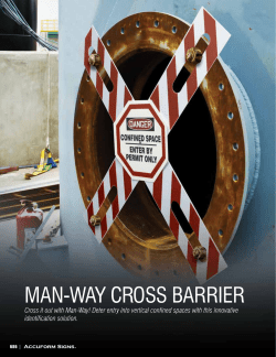 Man-Way Cross Barrier