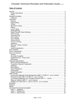 Technical Specifications