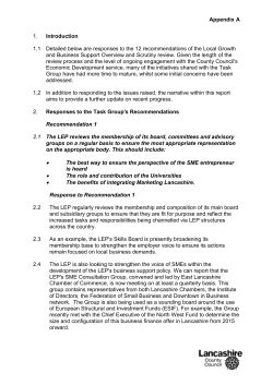 Appendix A Introduction Detailed below are responses to the 12