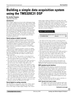 Building a simple data acquisition system using