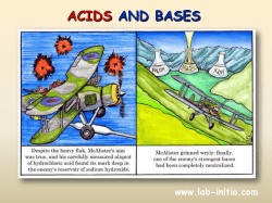 Notes Acids and Bases