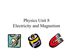 Physics Unit 4 Electricity and Magnetisn