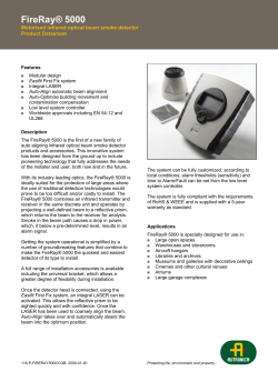 FireRay&reg; 5000 - Autronica Fire and Security